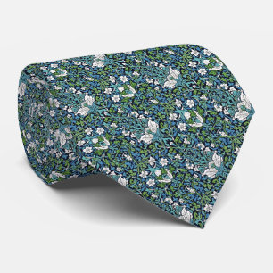 Cravate Bleu, Vert, Turquoise et blanc