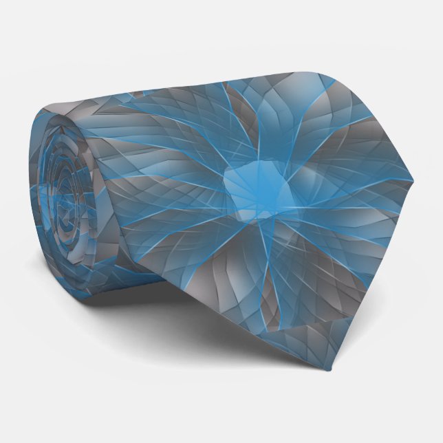 Cravate bleue (Roulé)