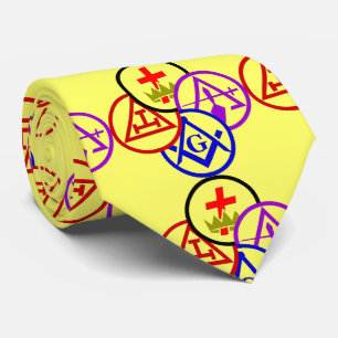 Cravate Bloc maçonnique