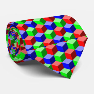 Cravate Blocs de construction colorés Thunder_Cove 3D