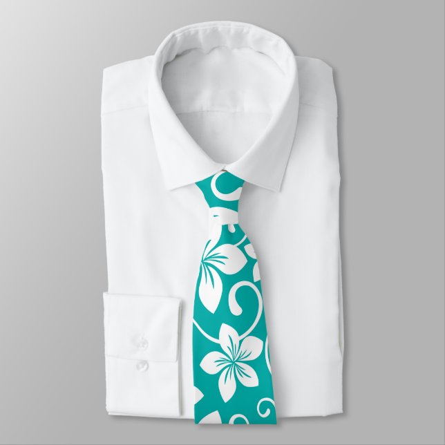 CRAVATE BLUE HAWAII (TURQUOISE) (Attaché)