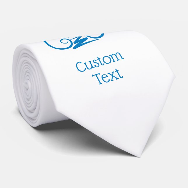 Cravate Blue Lyre (Roulé)