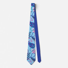 Cravate Blue Paisley