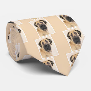 Cravate Boerboel Painting - Cute Original Dog Art