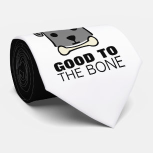 Cravate Bon pour l'os, chien