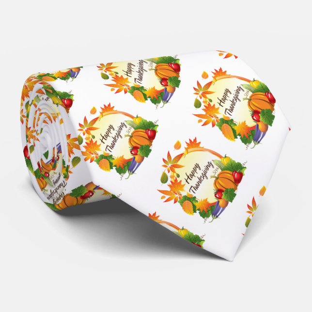 Cravate bon thanksgiving 5A (Roulé)