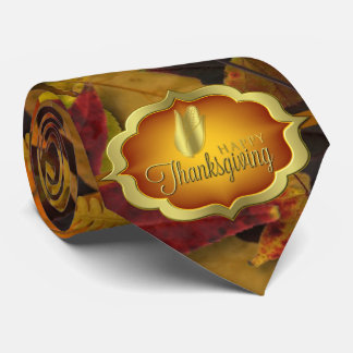 Cravate - bon thanksgiving automnal