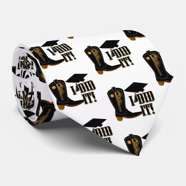 Cravate Boots Brown Cowboy (Roulé)