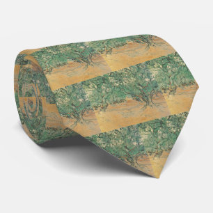 Cravate Bosquet d'oliviers de Van Gogh - Art de la nature 