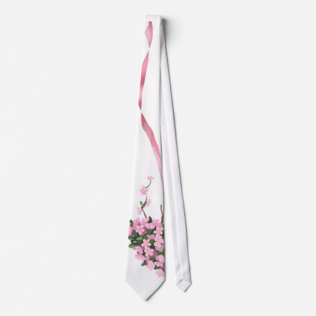 Cravate Bouquet de Sakura (Devant)