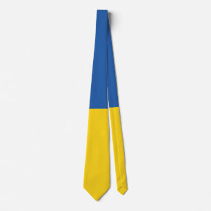 Cravate Bouton Drapeau de l'Ukraine