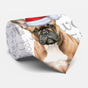Cravate Bouvier français Woof Noël Amoureux des chiens