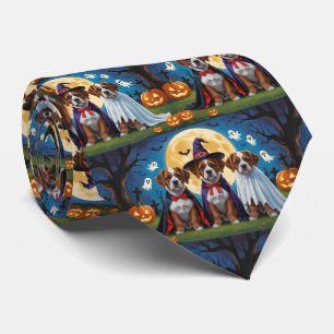 Cravate Bouviers Des Flandres Chiens Citrouille Halloween 