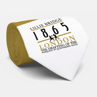 Cravate Boxe Fight, Queensberry Rules