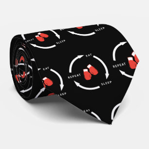 Cravate Boxer Boxer Manger Sommeil Répéter Le Ventilateur