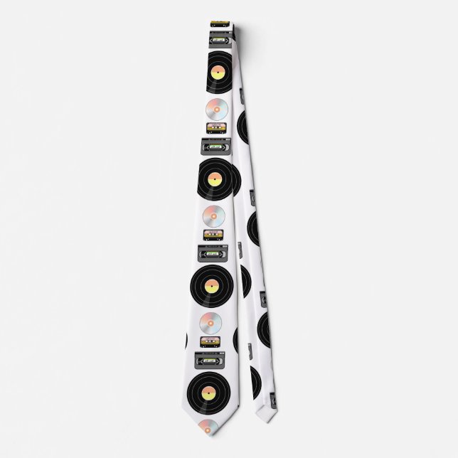 Cravate Brevets Eighties Tech (Devant)