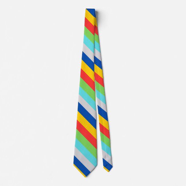 Cravate Bright Stripe Necktie (Devant)