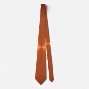 Cravate Brillant rouille orange