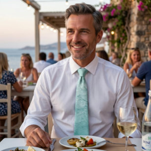 Cravate Brise de vague océanique