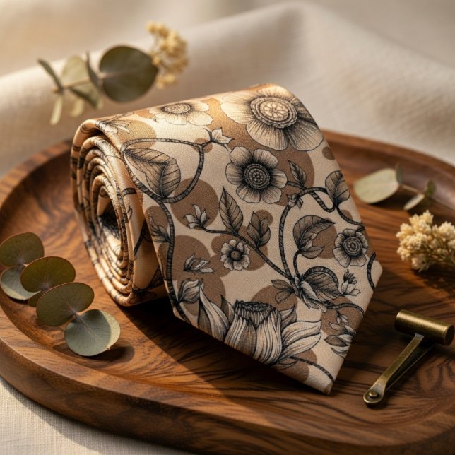 Cravate Brown beige (Créateur téléchargé)