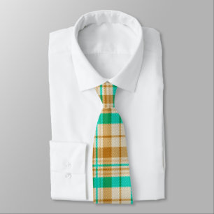 Cravate Brown et vert pastel