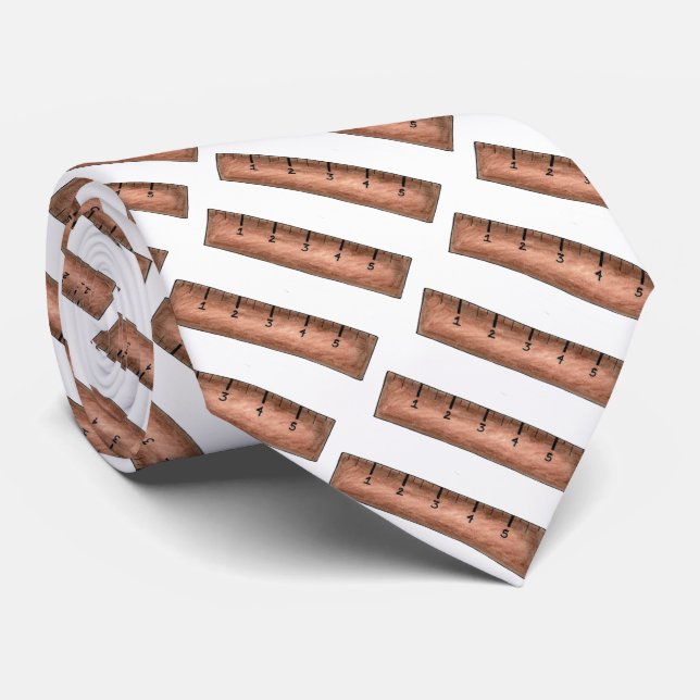 Cravate Brown maître en bois Math Enseignant Enseignement  (Roulé)