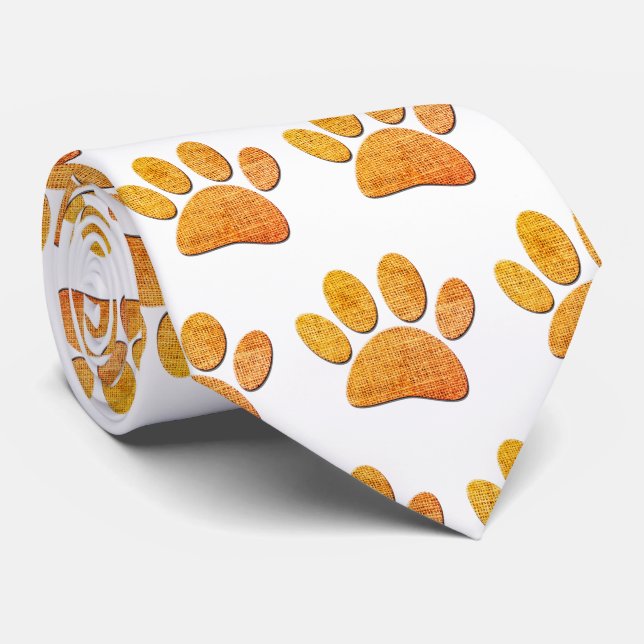 Cravate Brûlure à mâchoires pour chien - Impression âgée (Roulé)