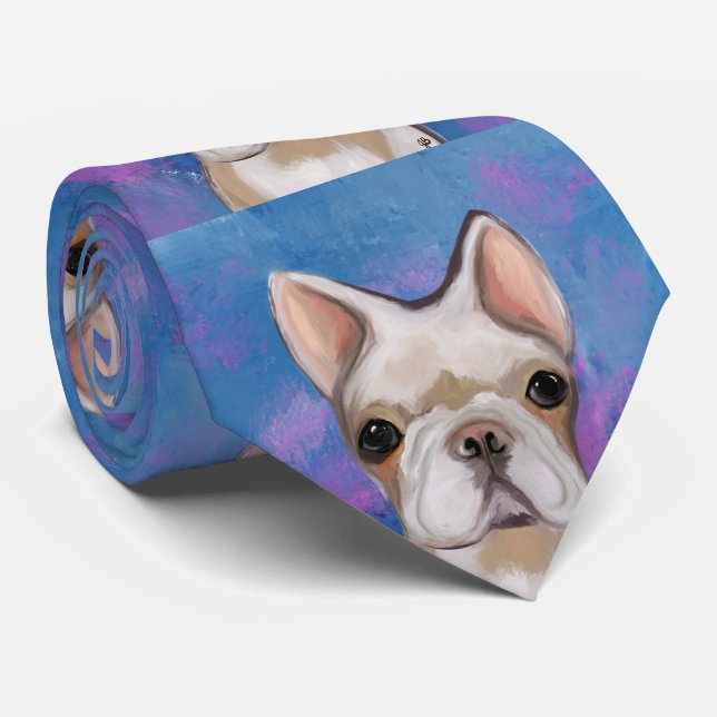 CRAVATE BULLDOG FRANÇAIS  (Roulé)