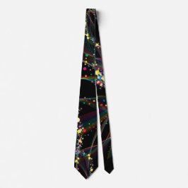Cravate Bulles torrentielles dans multi-couleurs motif Bla