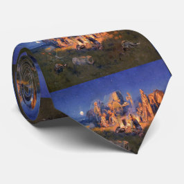 Cravate C M Russell Laugh tue Lonesome Ouest