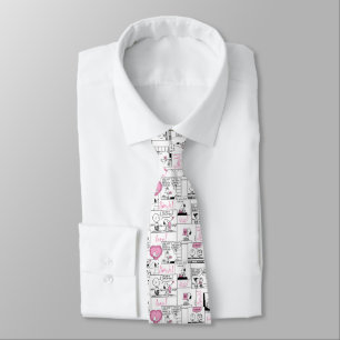 Cravate cacahuètes   Valentine Heart Love Motif