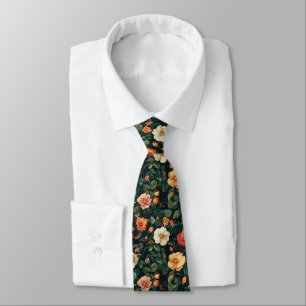 Cravate Cadeau artistique pour garçons d'honneur Rose flor
