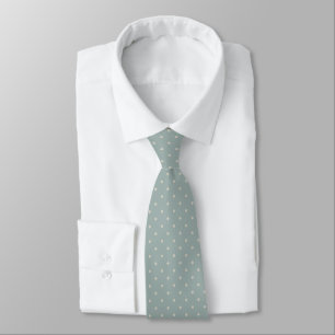 Cravate Cadeau bleu blanc Polka Dot Hommes
