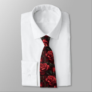 Cravate Cadeau de garçon d'honneur magnifique Gardenias Fl