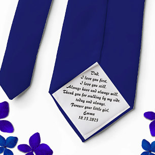 Cravate Cadeau de la mariée au père de la mariée