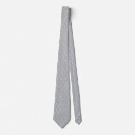 Cravate Cadeau de motif géométrique gris pour papa
