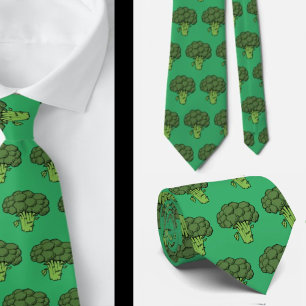Cravate Cadeau Farceur Légume Brocoli Drôle