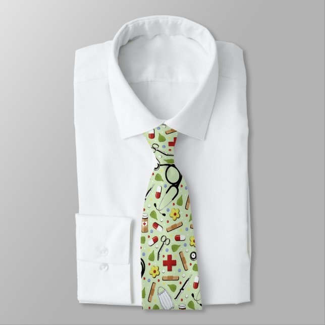 Cravate Cadeau original de docteur (Attaché)