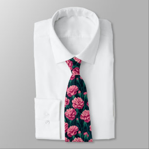 Cravate Cadeaux Chic pour la Fête des Pères Carnation Flor