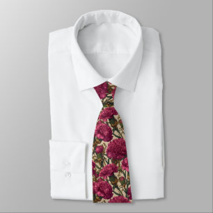 Cravate Cadeaux Chic Pour Le Mari Carnation Florale