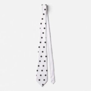 Cravate Cadeaux de papa - Étoiles rétro noir et blanc Zazz