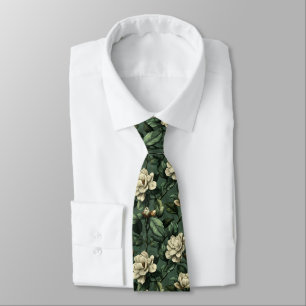Cravate Cadeaux Mignons Pour Hommes Gardenias Floral