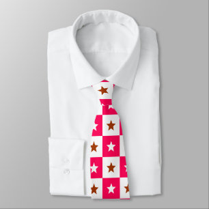 Cravate Cadeaux mignons pour petit ami motif géométrique