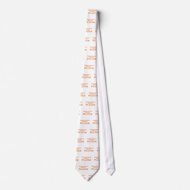 Cravate Cadeaux professionnels de joueur de hockey (Devant)
