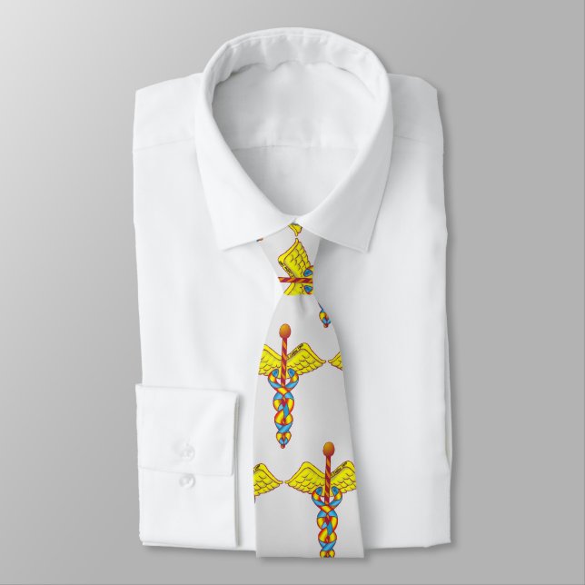 Cravate Caducée (Attaché)