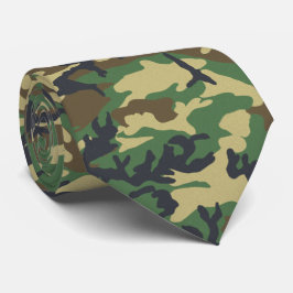 Cravate Caméra militaire Woodland