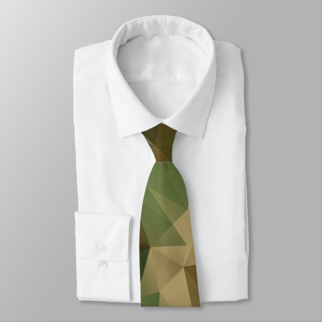 Cravate Camouflage moderne pour cadeau de jour de père, an (Attaché)
