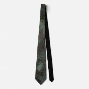 Cravate Camouflage Teint vert Tie