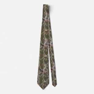 Cravate Canard colvert Bas atterrit Camo Saison de chasse