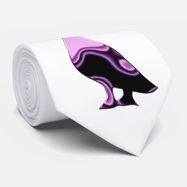 Cravate Canard psychédélique (Roulé)